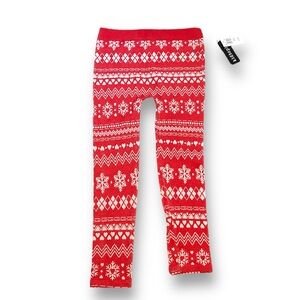 Christmas fleece lined leggings